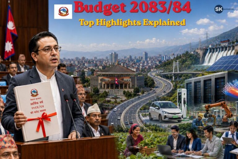 Budget 2083/84 top highlights explained with key tax changes, infrastructure projects, and economic priorities in Nepal