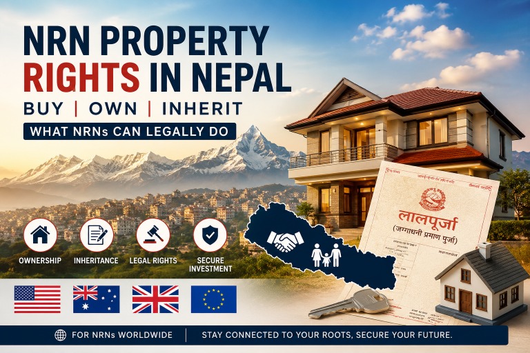 NRN property rights in Nepal showing land ownership, inheritance, legal rights and property rules for Nepalis living abroad