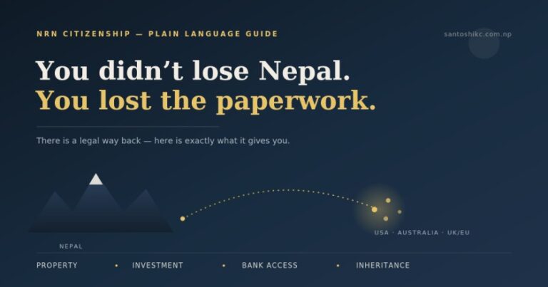 NRN citizenship Nepal — legal bridge for Nepali diaspora